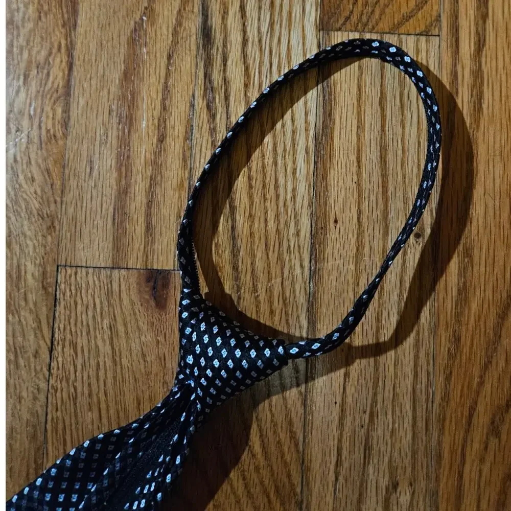 Class Club Boys Navy Blue Print Necktie